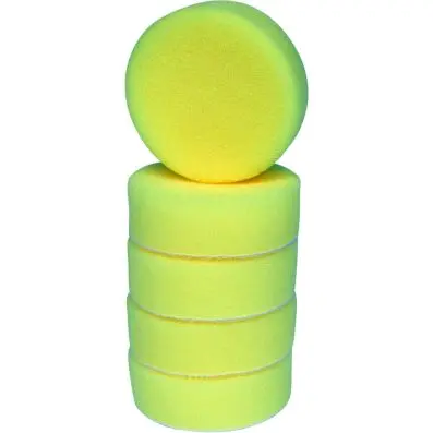 Burnishing pads yellow, Ø 85,0mm, pack o f 5 