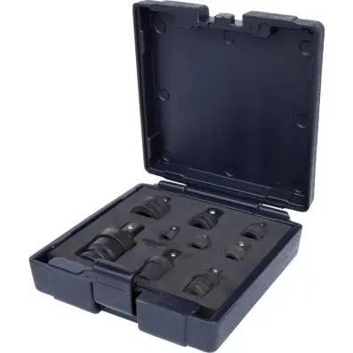 Impact adaptor and reducing adaptor set, 9 pcs 