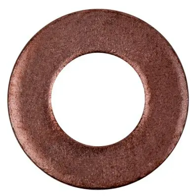 Copper washer, external-Ø 21mm, internal -Ø 17mm, pack of 25 