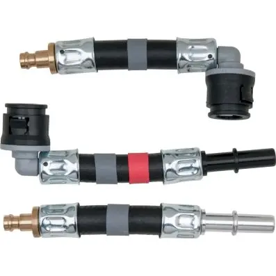 Adaptor set 3 part SAE 9.5 x 20 mm (grey ) 