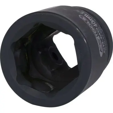Hexagon impact socket, short, 1", 40mm 