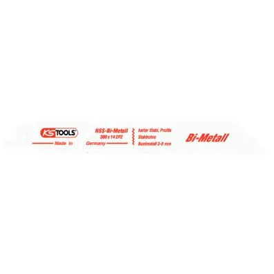 Sabre saw blades, 300mm, 1,8mm, pack of 5 