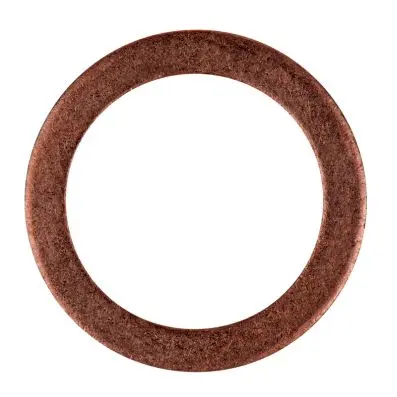 Copper washer, external-Ø 17mm, internal -Ø 12mm, pack of 25 