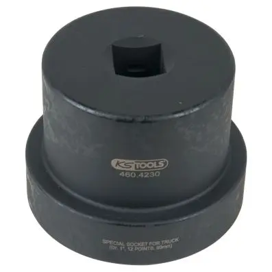 1" axle nut socket with guide band, 12 p oint, 90 mm 