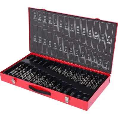 HSS-G Twist drill set, 230 pcs, 1-13mm 