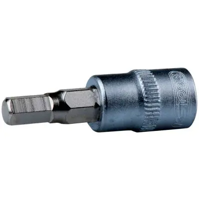 3/8" Bit socket for internal hexagon scr ews on the brake calliper, 7 mm 