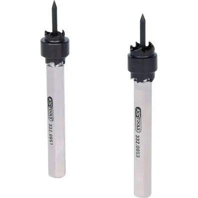 HSS spot weld hole cutter set,2 pcs,6+8m m 