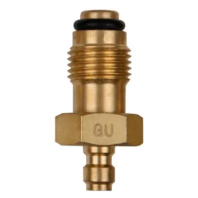 Adaptor piece M16x1.5 external thread an d 1/4" hose connection with washer 