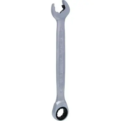 DUO GEARplus combination spanner set wit h ratchet mechanism in ring and open jaw 