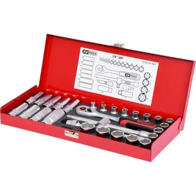 3/8" Socket set, 30 pcs 