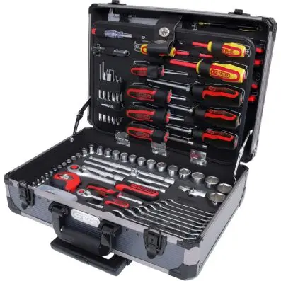1/4” + 1/2” universal tool set, 130 pcs. 