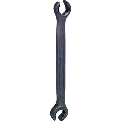 Open double ring spanner, offset, 14x15m m 