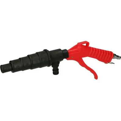 Cooling system pneumatic flush gun 