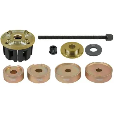 Universal tool set for compact wheel bea ring assembly, 17 pcs 