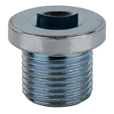 Oil sump drain plug, internal square 8mm , M18x1,5x16mm, pack of 25 