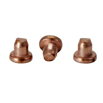 Rivets 3.0 x 4.5 mm copper coated 100-pa ck 