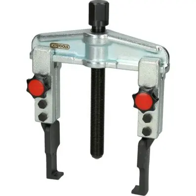 Quick adjustment universal 2 arm puller set with extremely narrow and extended l 