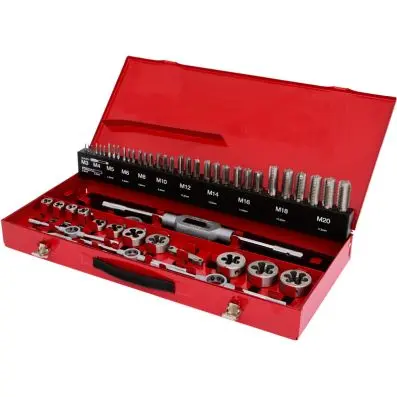 HSS Co tap and die set, 54 pcs 