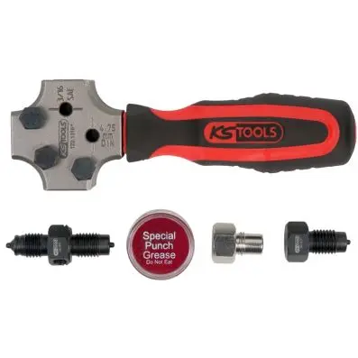 FLAREFIXeco 4,75 mm / 3/16"SAE Universal Brake Line and Flaring Tool Set for DIN 