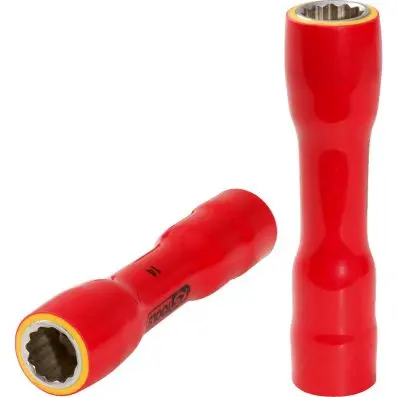3/8" socket with protective insulation, XL, 10mm 
