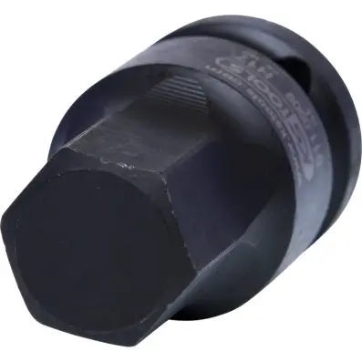 1/2" Impact bit socket, hexagon, 17mm 