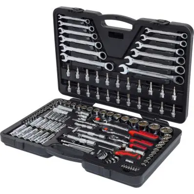 1/4"+3/8"+1/2" CHROMEplus Socket set, 12 4 pcs 