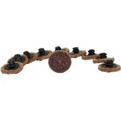 Grinding pads, Ø26,7mm, grit 80, pack of 10 