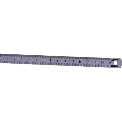 Flexible steel rule, 150mm 