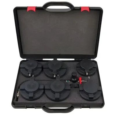 Commercial vehicle Turbocharger charge a ir system test kit set, 7 pcs 