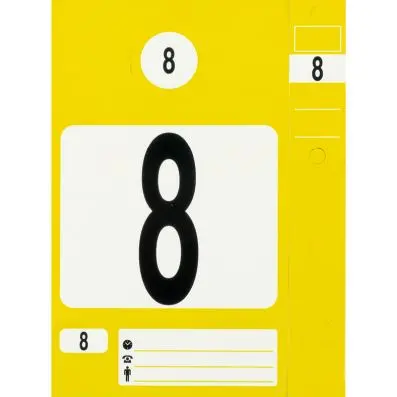 Key chain set, yellow, pack of 300 
