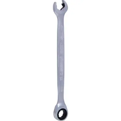 DUO GEARplus combination spanner set wit h ratchet mechanism in ring and open jaw 