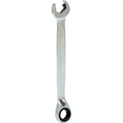 DUO GEARplus combination spanner with ra tchet mechanism in ring and open jaw, re 