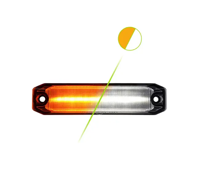 Posisjonslys hvit / orange OptoLine Ledson 