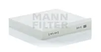 Cabin air filter element with activated MANN-FILTER 