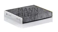 Cabin filter, Activated charcoal Porsche Car 