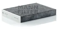 Cabin air filter element with activated MANN-FILTER 