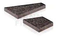 Cabin filter, Activated charcoal VW Groupe Car 