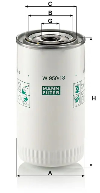 Oil filter Volvo Truck Heavy Duty 