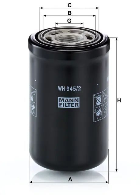 Hydraulic filter Case New Holland Heavy Duty 