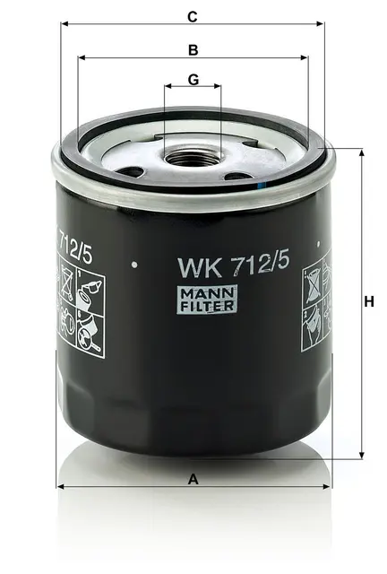 Fuel filter Mercedes-Benz Heavy Duty 