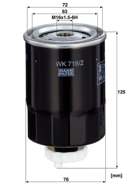 Fuel filter Komatsu Heavy Duty 
