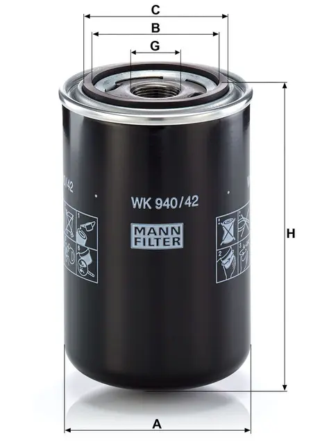 Fuel filter Scania Heavy Duty 