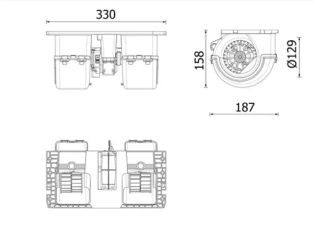 Interior Blower MAHLE Martex 