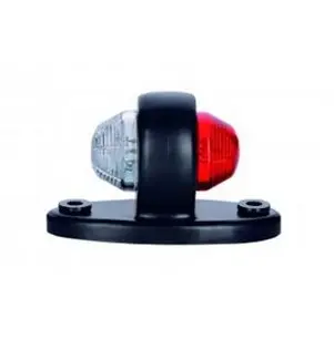 Markeringslys Hvit/Rød 12/24V Horpol 