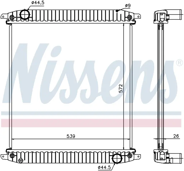RADIATOR GINAF 