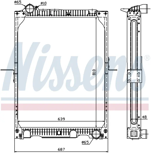 RADIATOR MERCEDES 