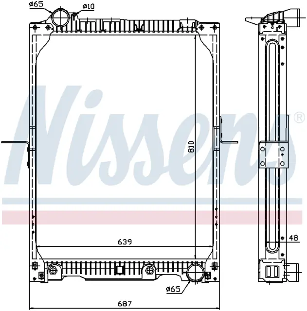 RADIATOR MERCEDES 