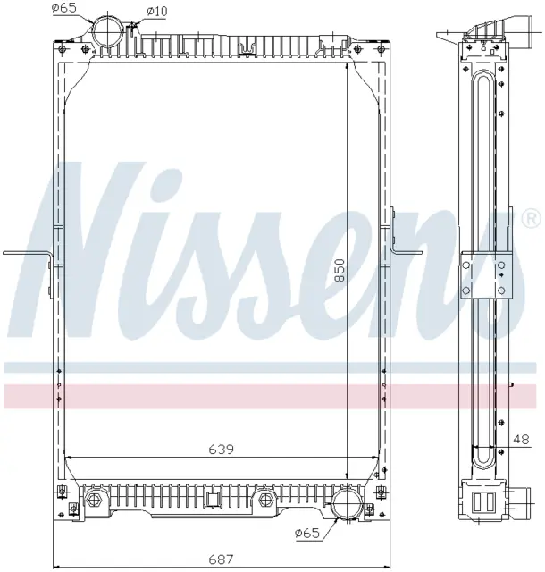 RADIATOR MERCEDES 