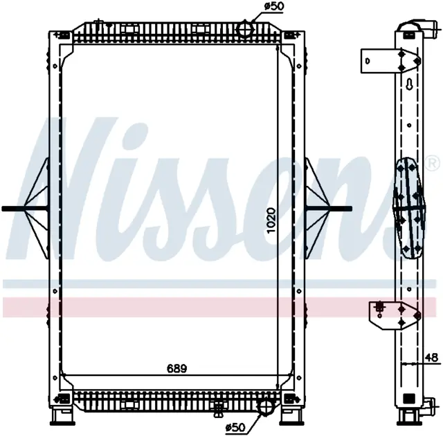 RADIATOR RVI - RENAULT TRUCKS 