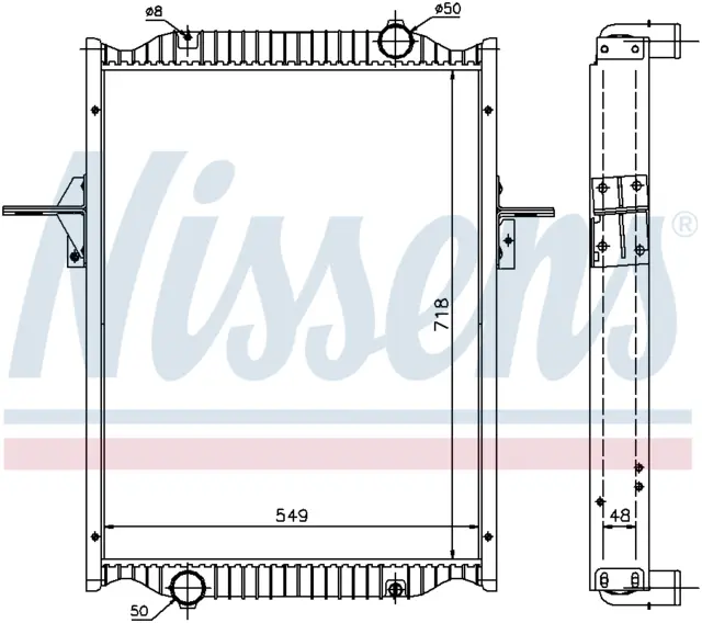RADIATOR RVI - RENAULT TRUCKS 